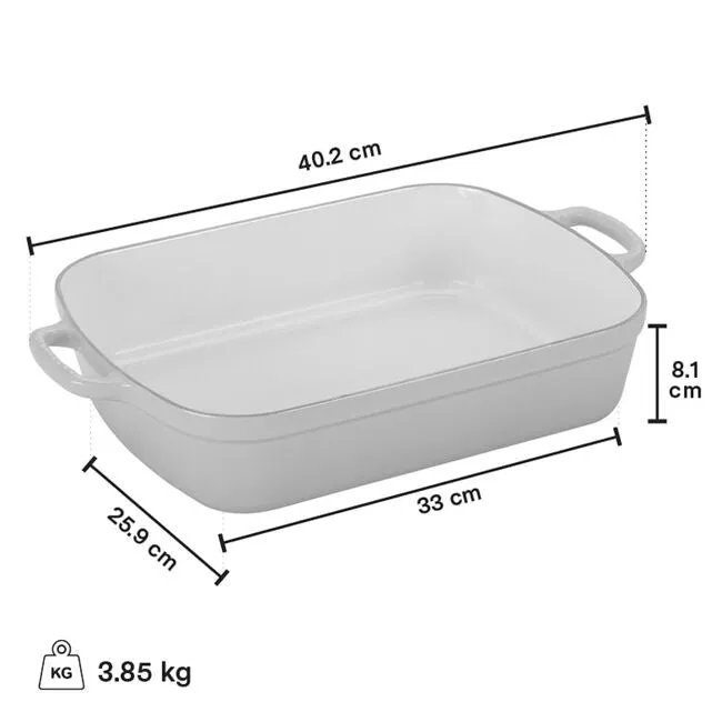 Le Creuset 4.9L Roasting Pan - Agave