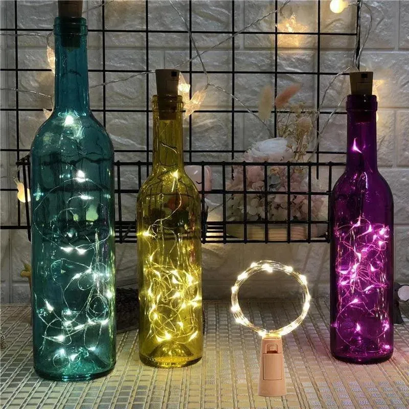 LED Bottle String Lights: Birthday Party Illumination