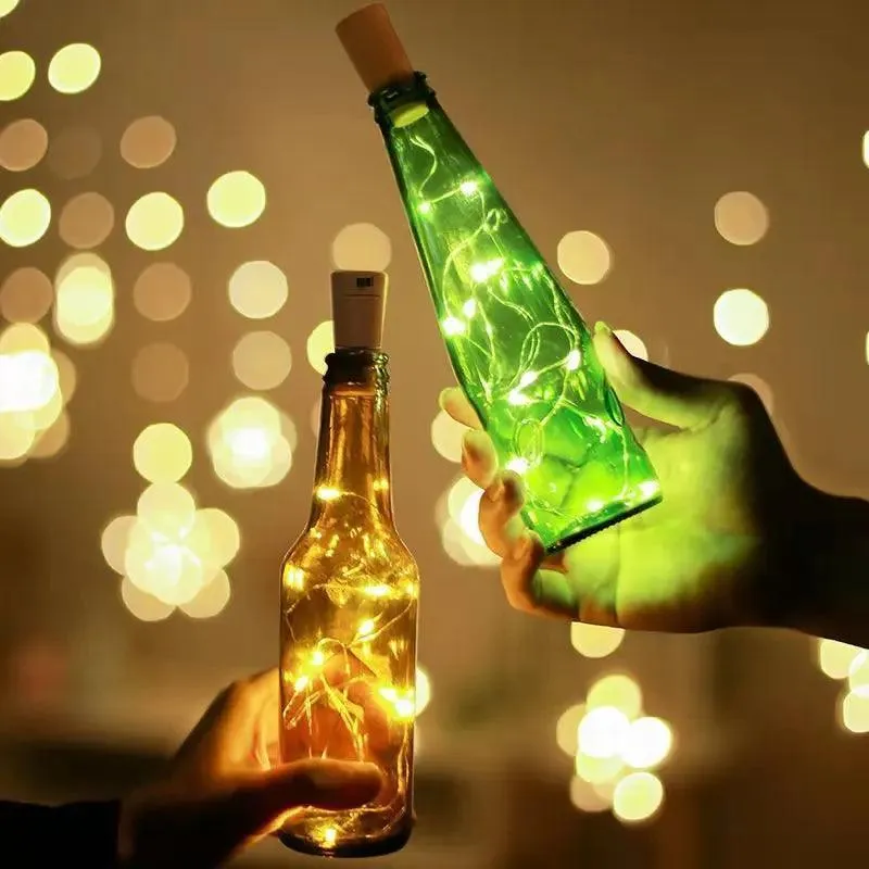 LED Bottle String Lights: Birthday Party Illumination