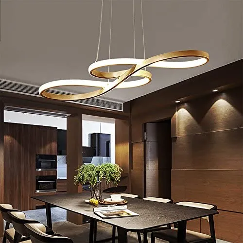 LED Chandelier Lighting  Dimmable Pendant with Remote Control