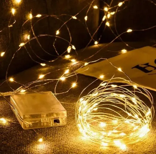 LED Wire String Lights - Warm White