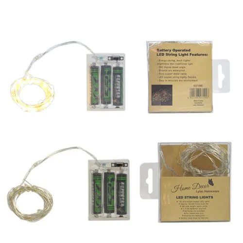 LED Wire String Lights - Warm White