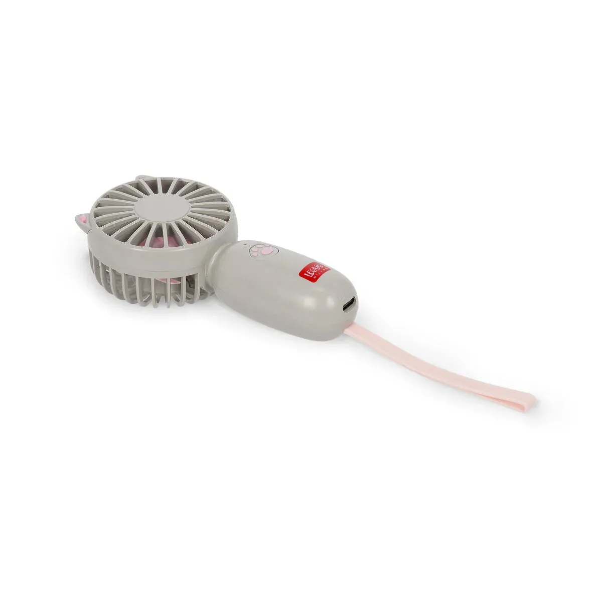 Legami Rechargeable Portable Fan - Mini Fan - Kitty