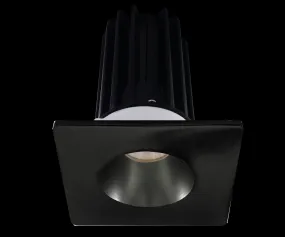 Lotus LED-2-S15W-5CCT-2RRCH-2STBK-24D 2 Inch Square Recessed LED 15 Watt Designer Series - 5CCT Selectable - 1000 Lumen - 24 Degree Beam Spread - Chrome Reflector - Black Trim