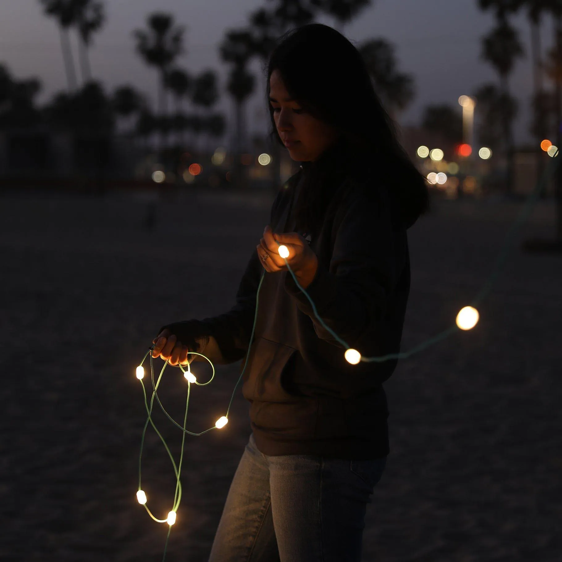 Luci String Lights - Solar & USB Charging Lantern