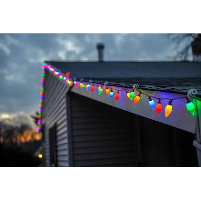 Lytworx Multicolour Low Voltage Connectable Frosted Cone Lights - 100 Pack