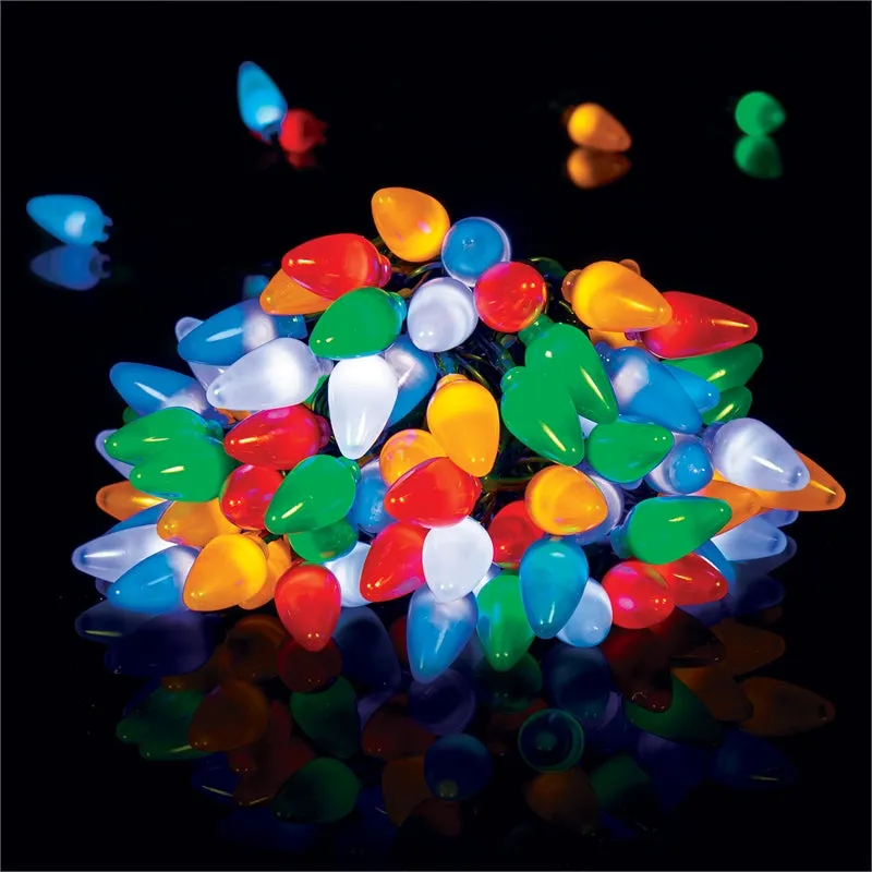 Lytworx Multicolour Low Voltage Connectable Frosted Cone Lights - 100 Pack