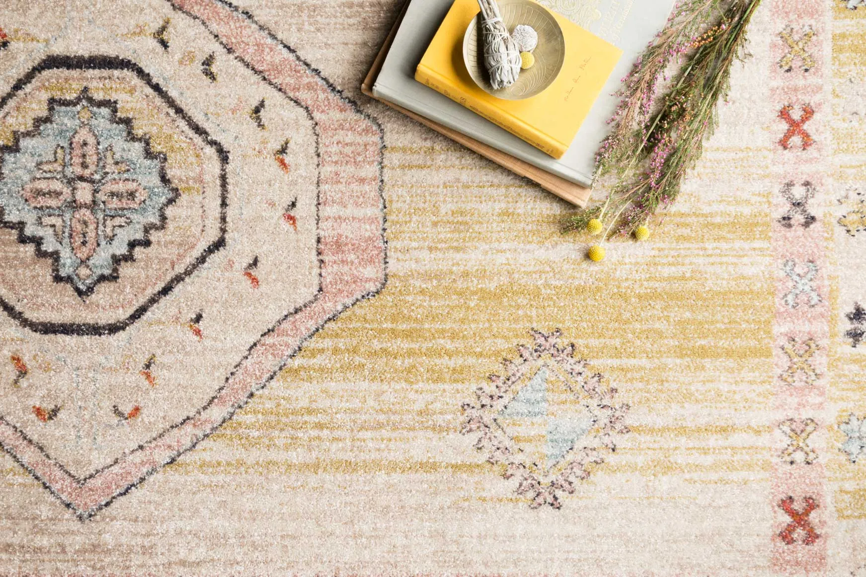 Magnolia Home x Loloi Graham Rug - Antique Ivory Multi