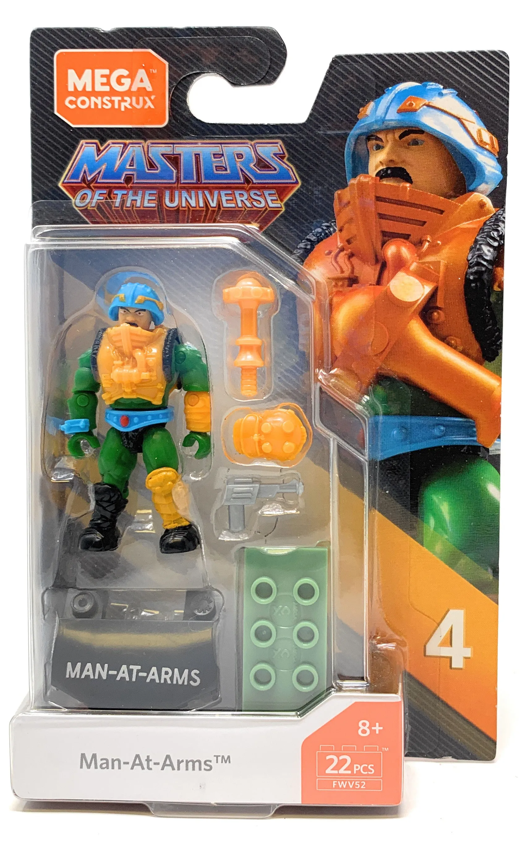 Man-At-Arms - Mega Construx Masters of the Universe Series 4 Figure Pack