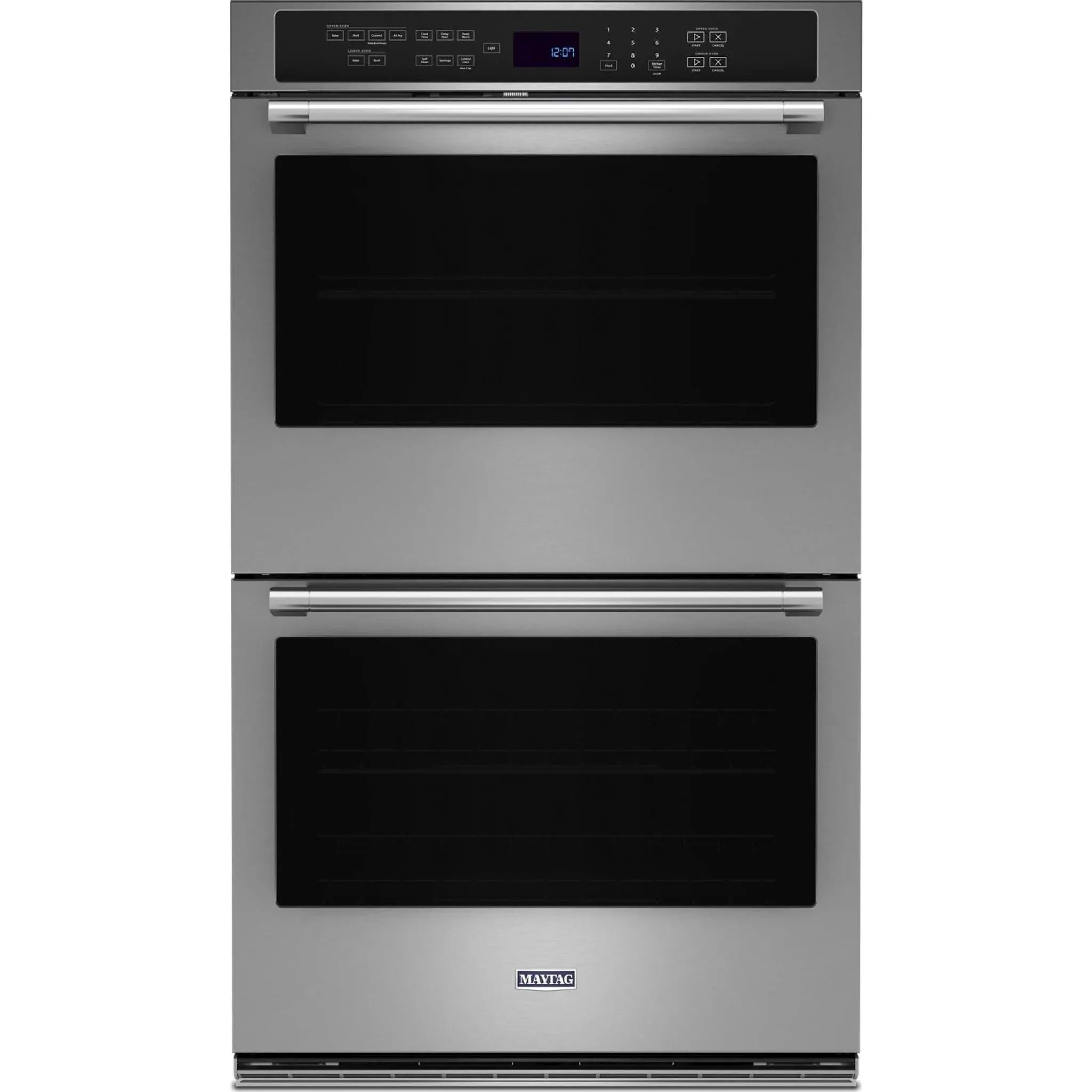 Maytag 27" Double Wall Oven with Air Fry and Basket - 8.6 cu. ft. (MOED6027LZ)