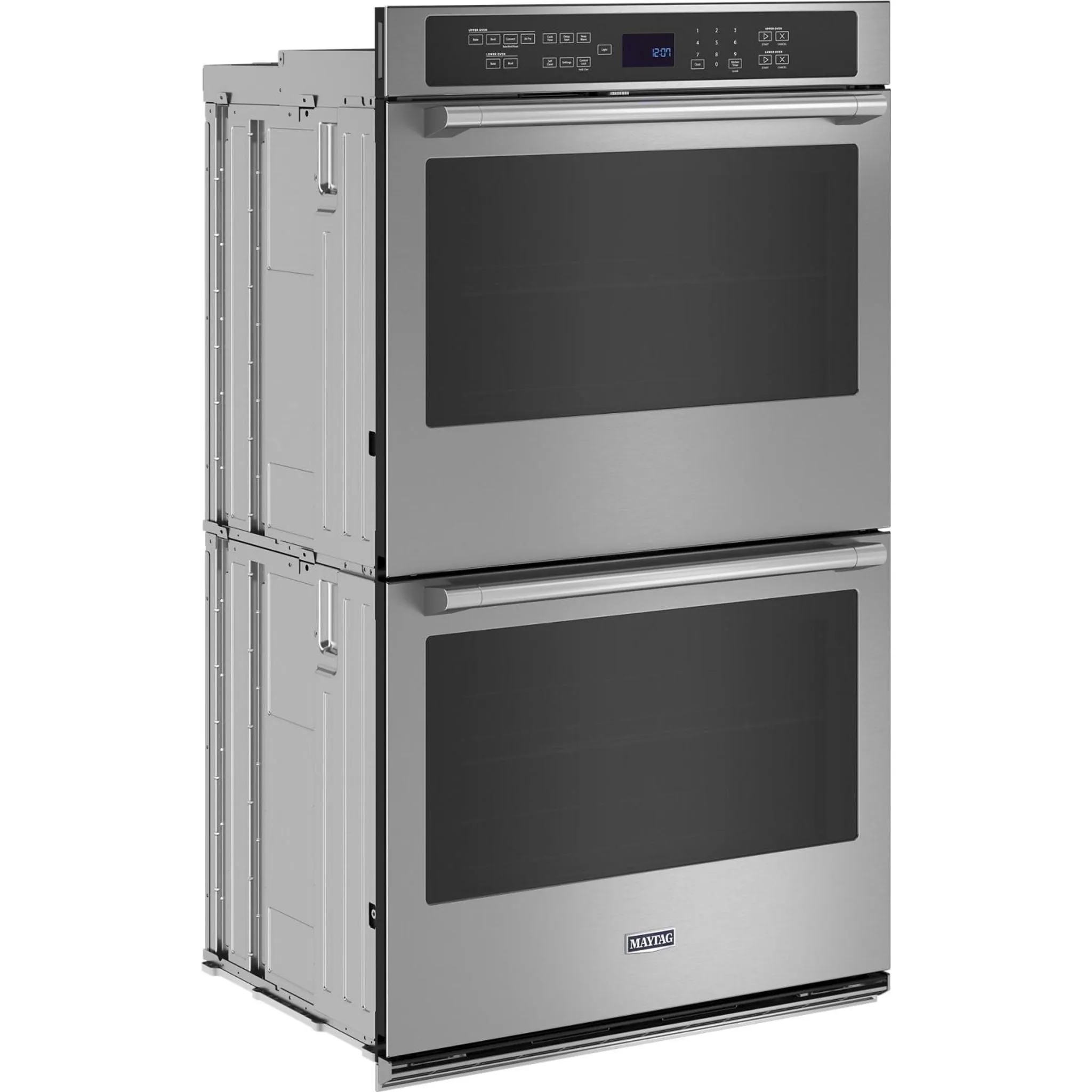 Maytag 27" Double Wall Oven with Air Fry and Basket - 8.6 cu. ft. (MOED6027LZ)