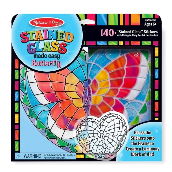 Melissa and Doug Stained Glass - Butterfly