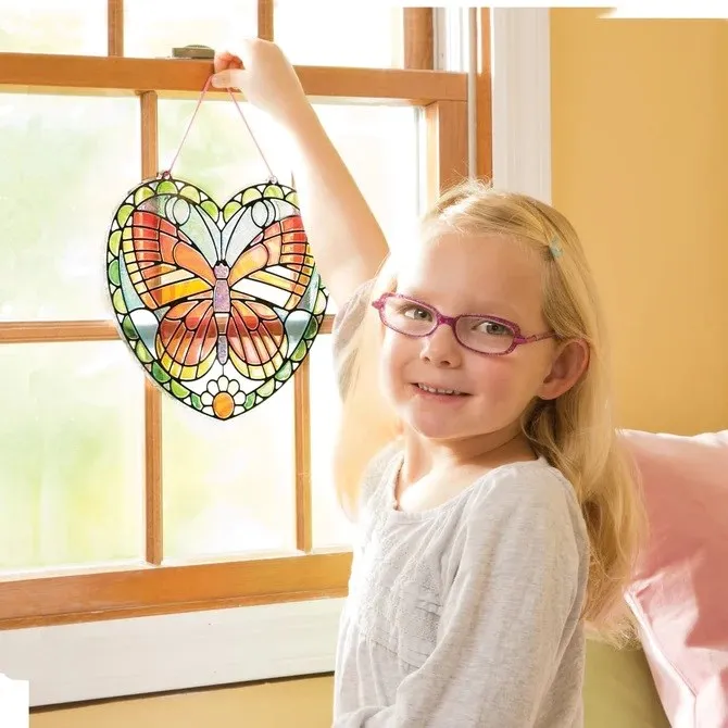 Melissa and Doug Stained Glass - Butterfly