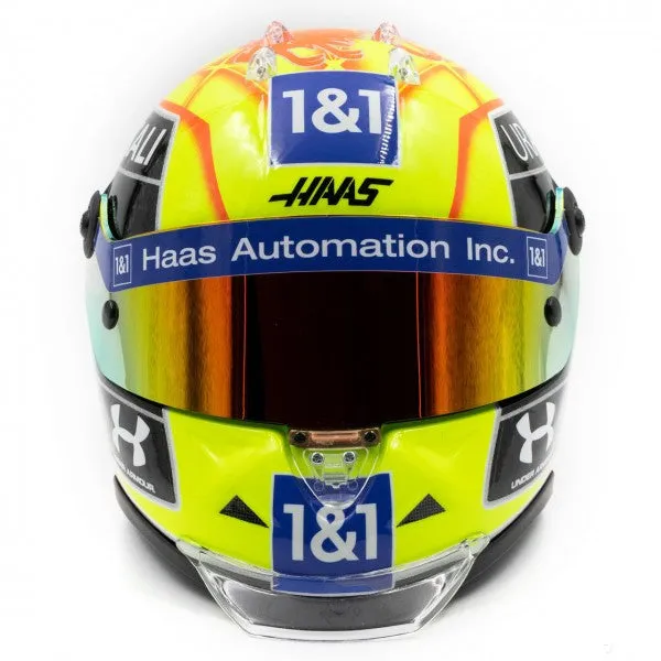 Mick Schumacher Mini Helmet, 1:2 scale, Yellow, 2021