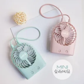 Mini Fan Hanging Neck Creative Portable Charging Student Handheld USB Fan