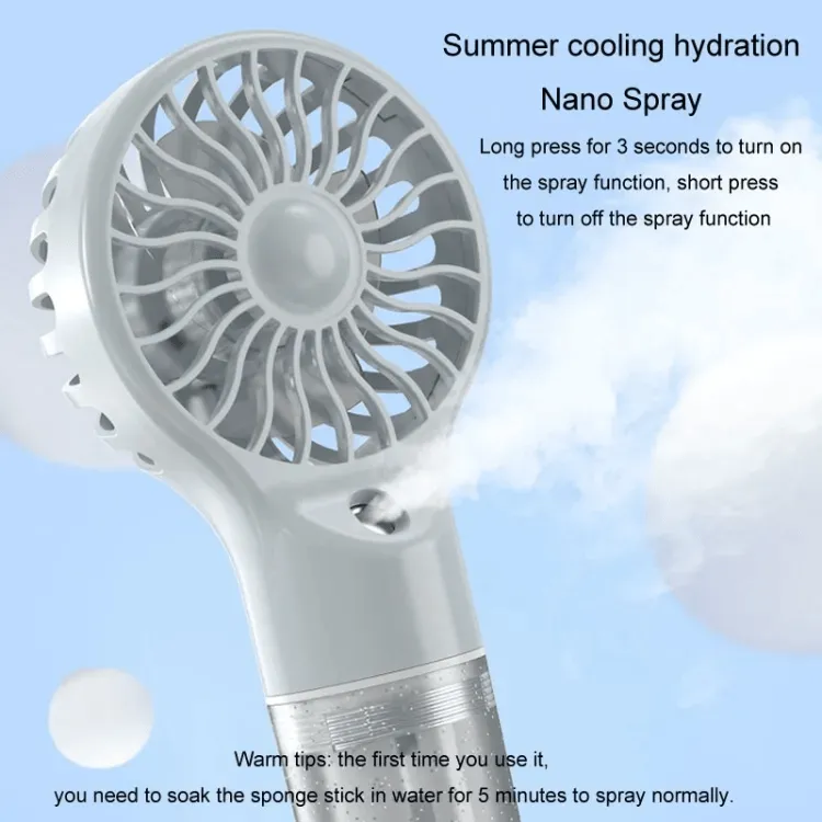 Mini Portable Cooling Spray Humidifier Fan - SL6619