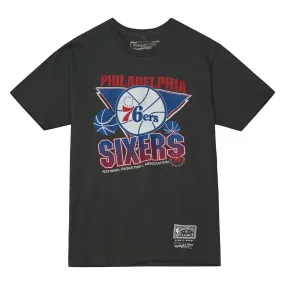 Mitchell & Ness Men's Vintage Cracked Tee Philadelphia 76ers