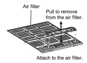 Mitsubishi Microparticle Catching Mini Split Upgrade Filter (Small) - 2 Pack