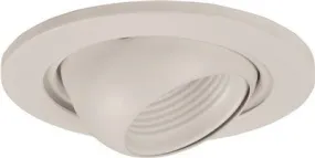 Monument Recessed Lighting 4 Inch  White Metal Baffle Inside White Baffle With Low Voltage White Trim Ring