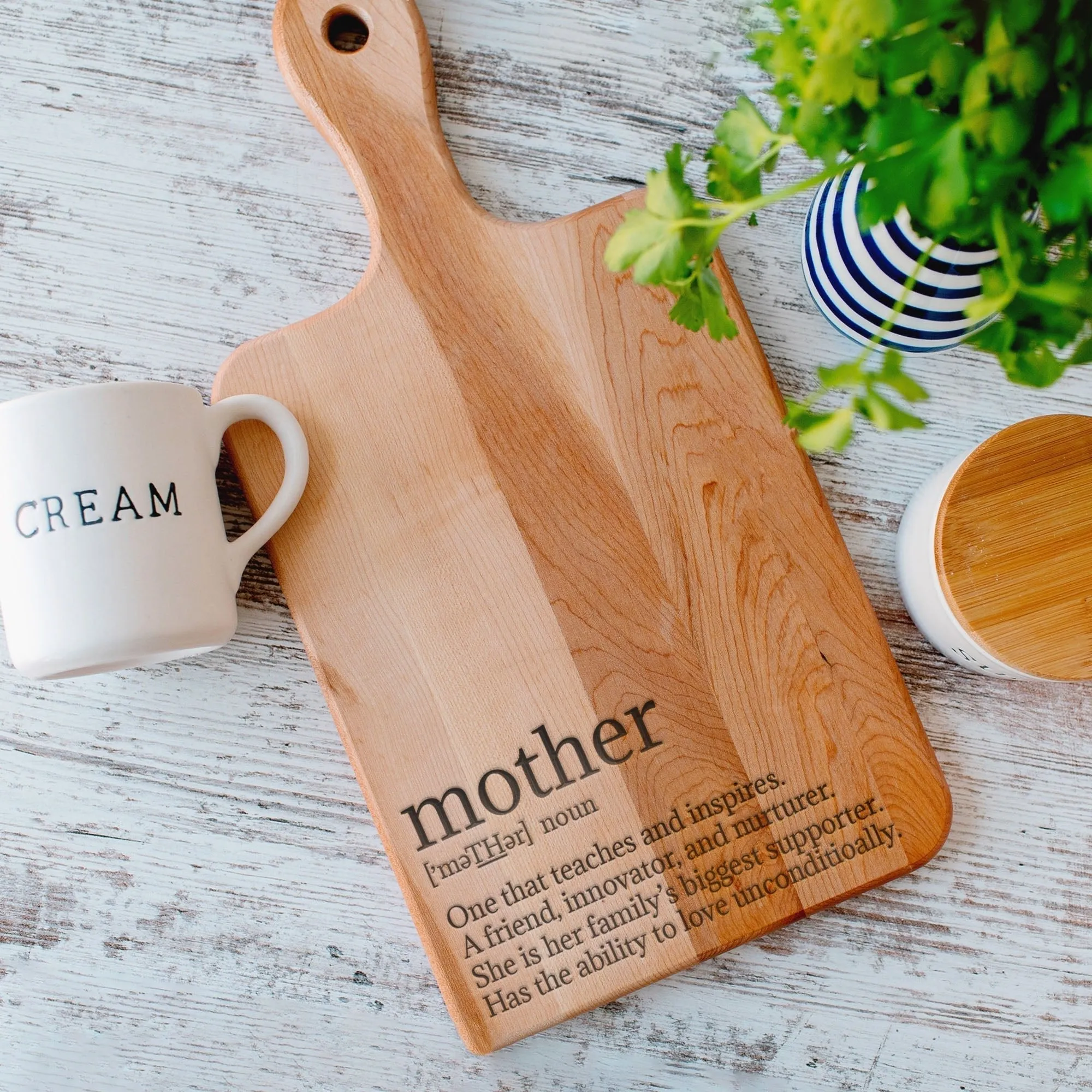 Mothers Day Gift Definition Cutting Board