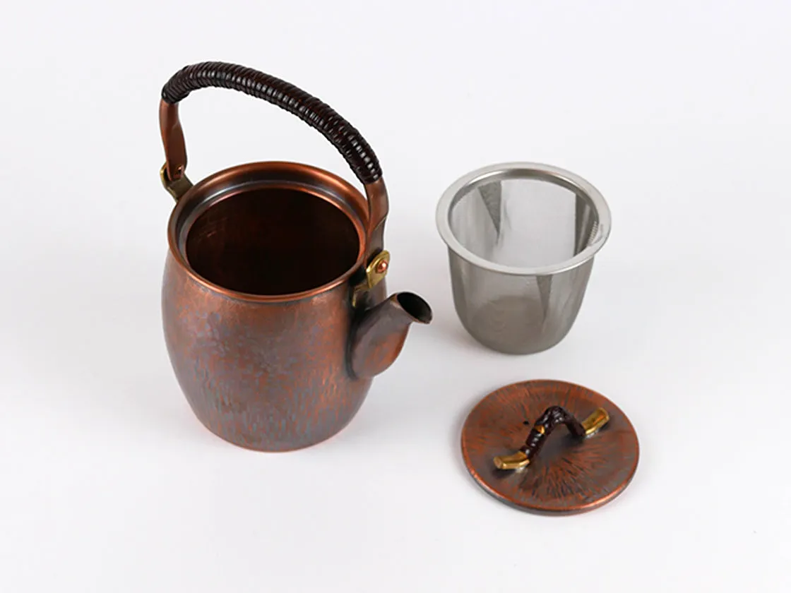 Nagasawa Copper tea pot - Tricolour