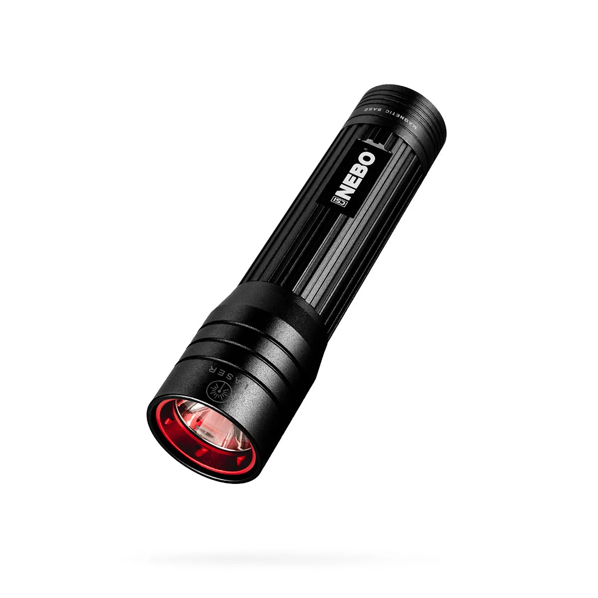 Nebo CSI Flashlight 250 Lumen LED Light with Magnetic Base and Red Laser