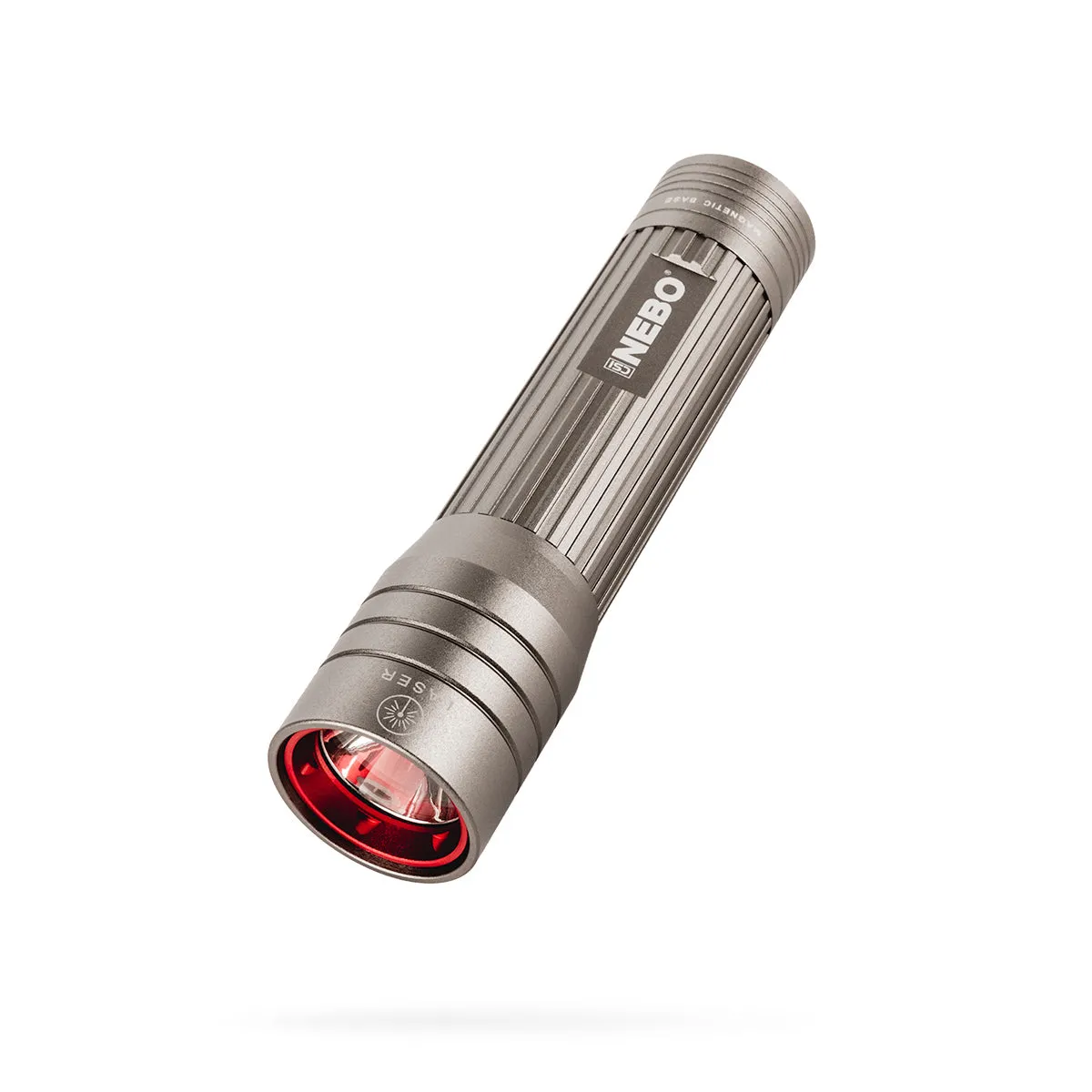 Nebo CSI Flashlight 250 Lumen LED Light with Magnetic Base and Red Laser