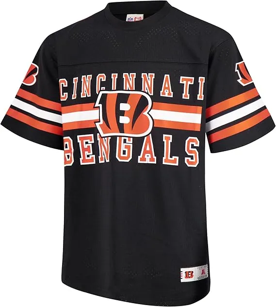 NFL Official Adults Soft Mesh Vintage Beast Mode T-Shirt - Unisex|Cincinnati Bengals