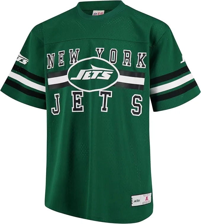 NFL Official Adults Soft Mesh Vintage Beast Mode T-Shirt - Unisex|New York Jets