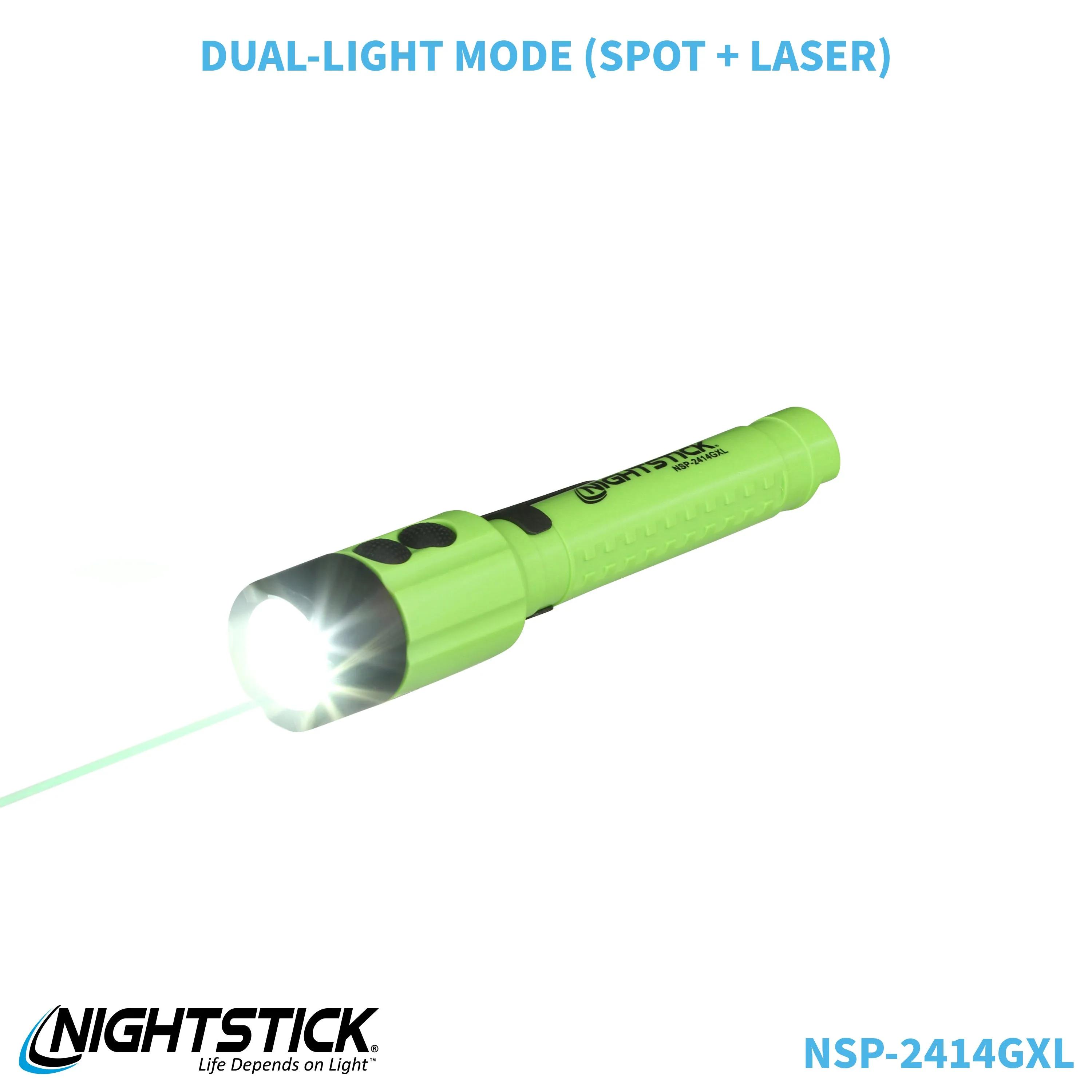 NSP-2414GXL: Flashlight w/Laser