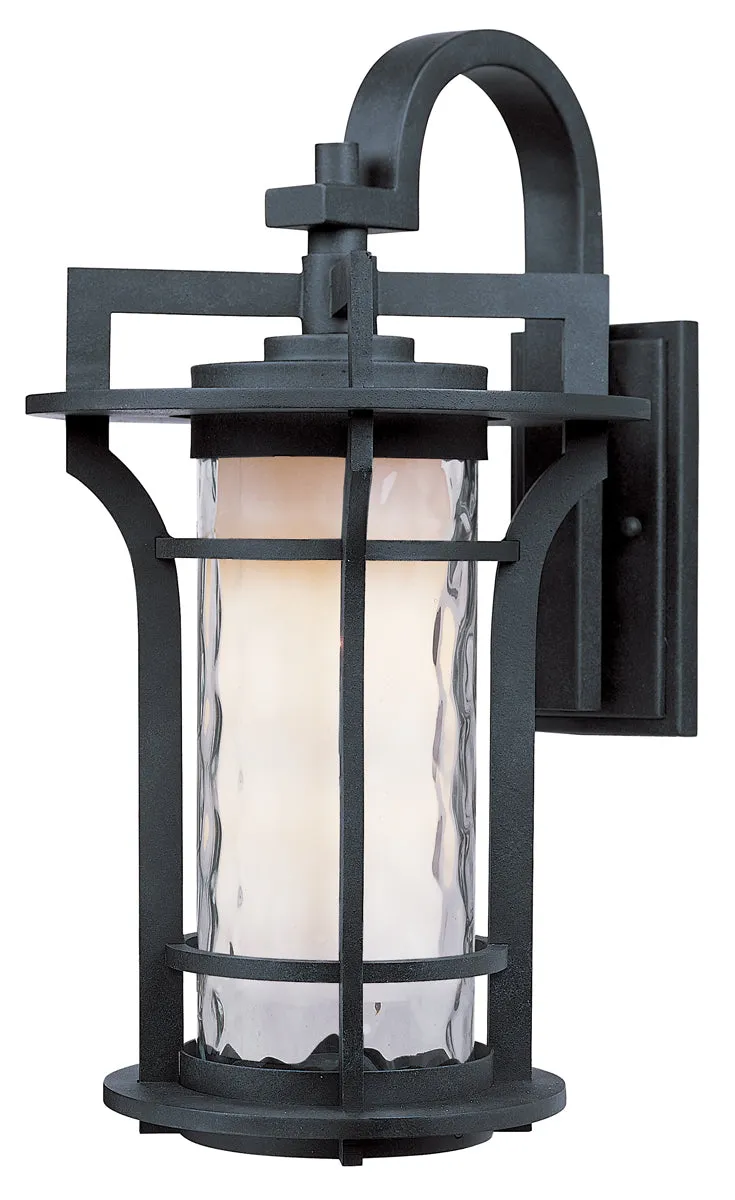 Oakville LED 1-Light Outdoor Wall Lantern in Black Oxide