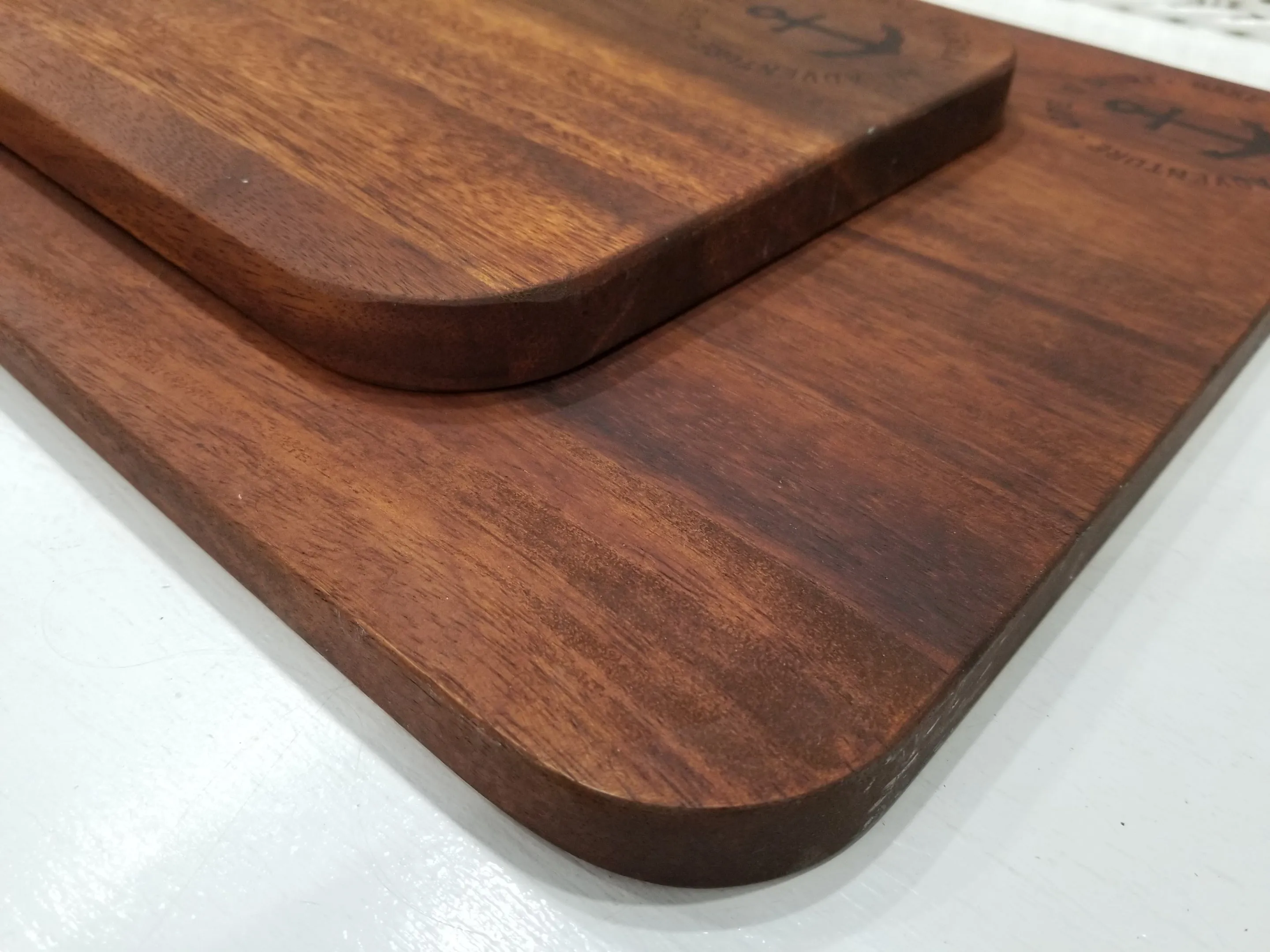 Oiled Cutting Board Embossed Anchor