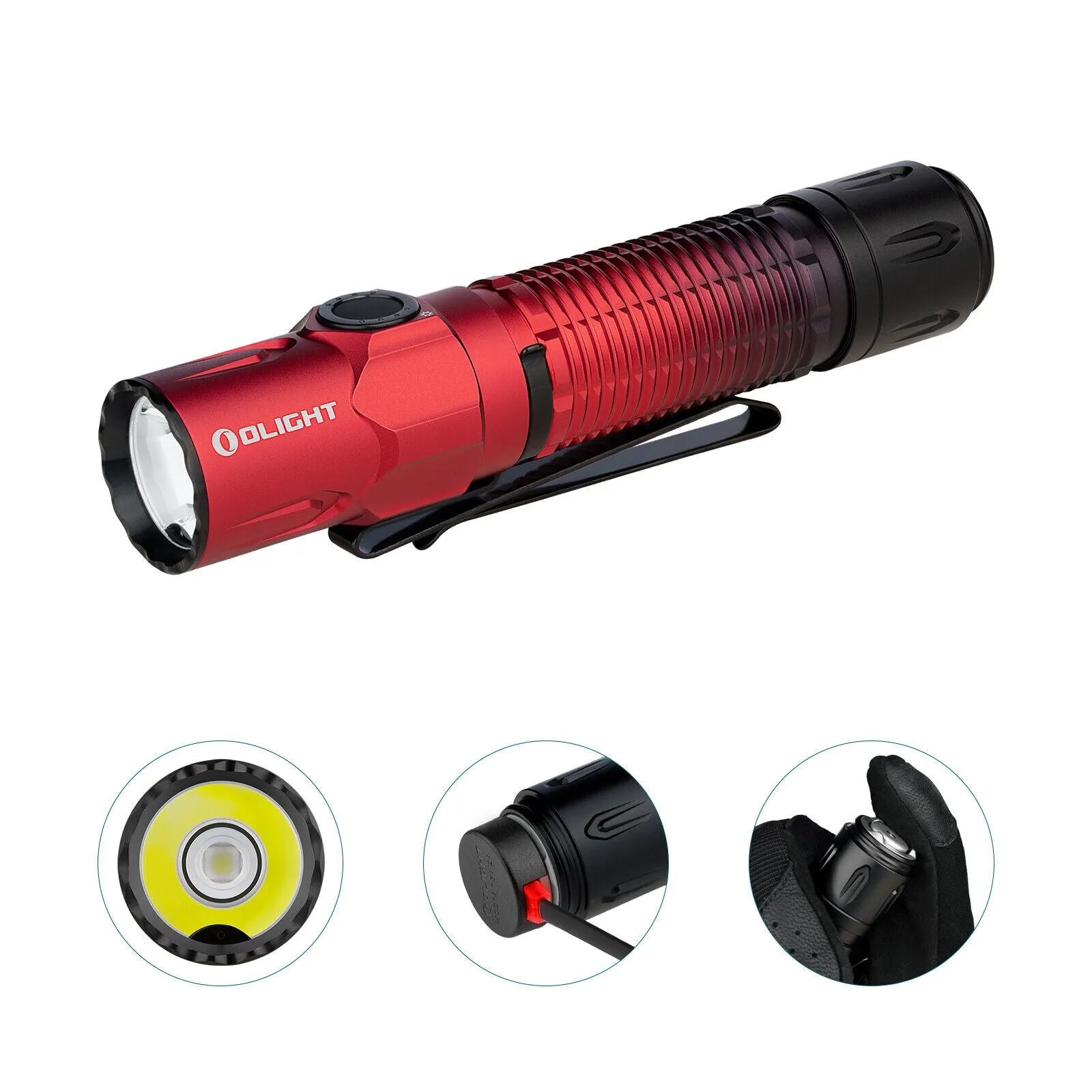 Olight Warrior 3S High Beam Tactical Flashlight