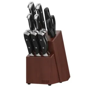 Open Box - Chicago Cutlery 13pc Block Knife Set Armitage Brown