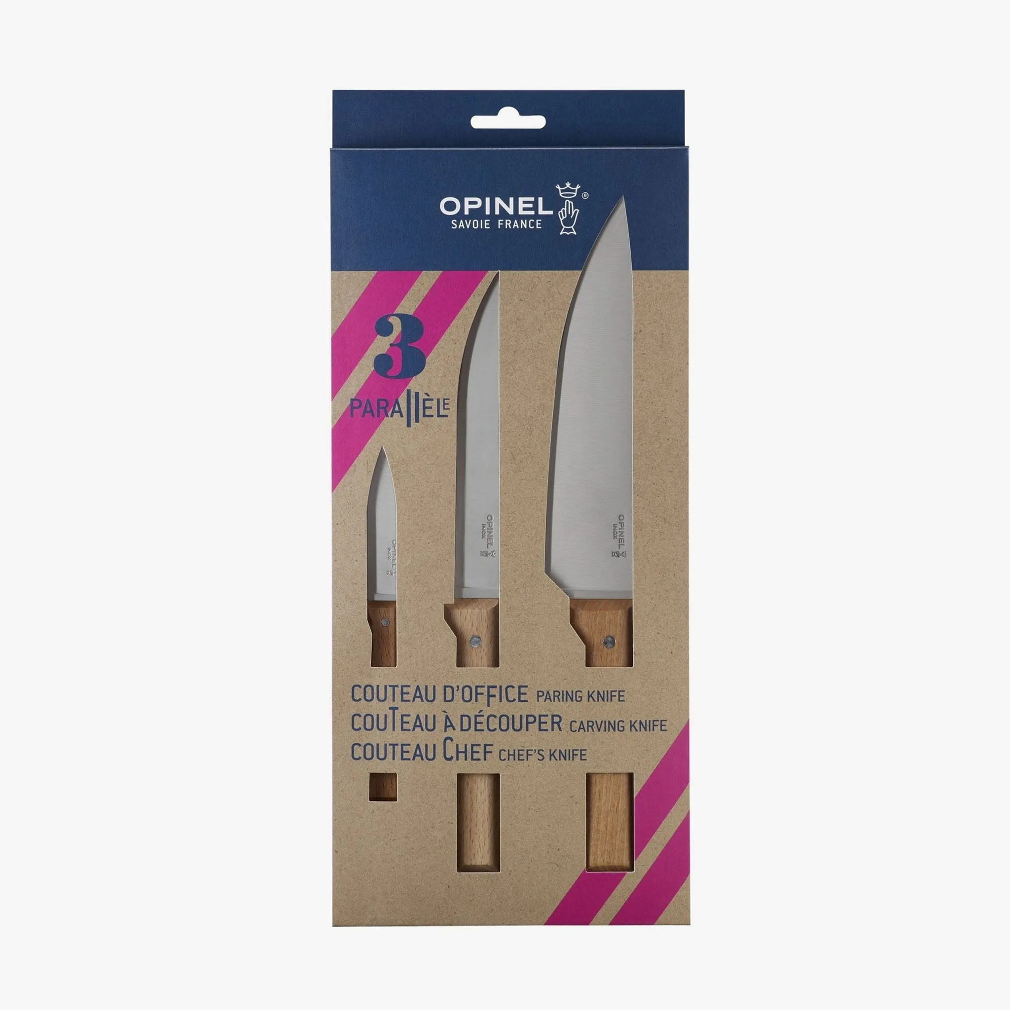 Opinel Trio Knife Set