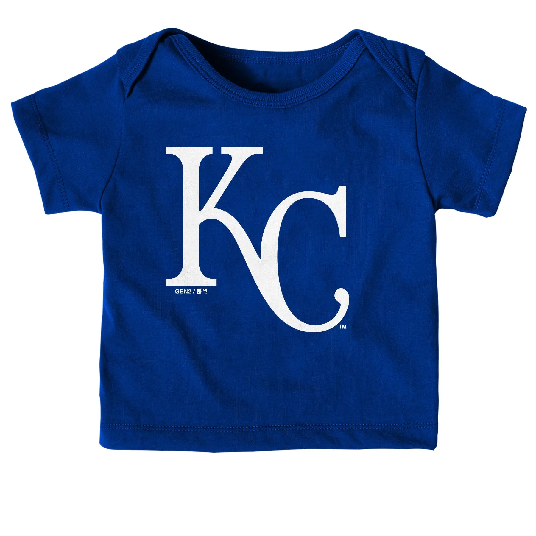 Outerstuff MLB Infants Kansas City Royals Tee & Diaper Mini Uniform Set