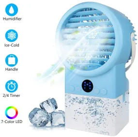 Personal Air Cooler Conditioner Mist Humidifier Fan