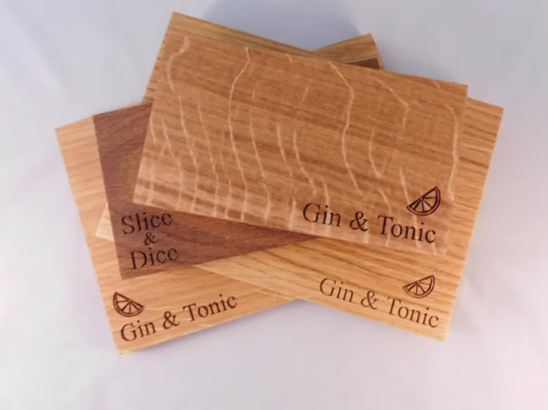 Personalised Oak Cheese & Cutting board