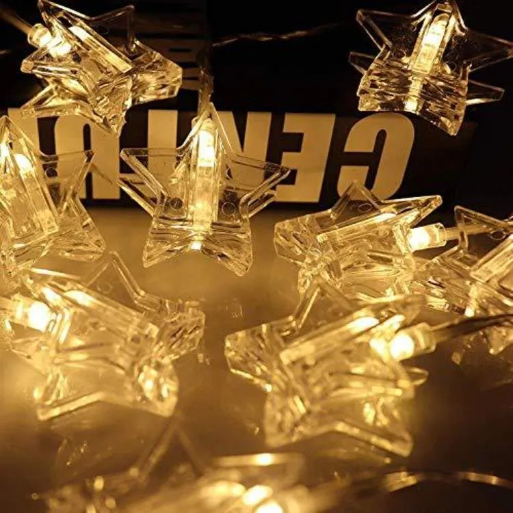 Photo Star Clip String Lights 1.5m Battery