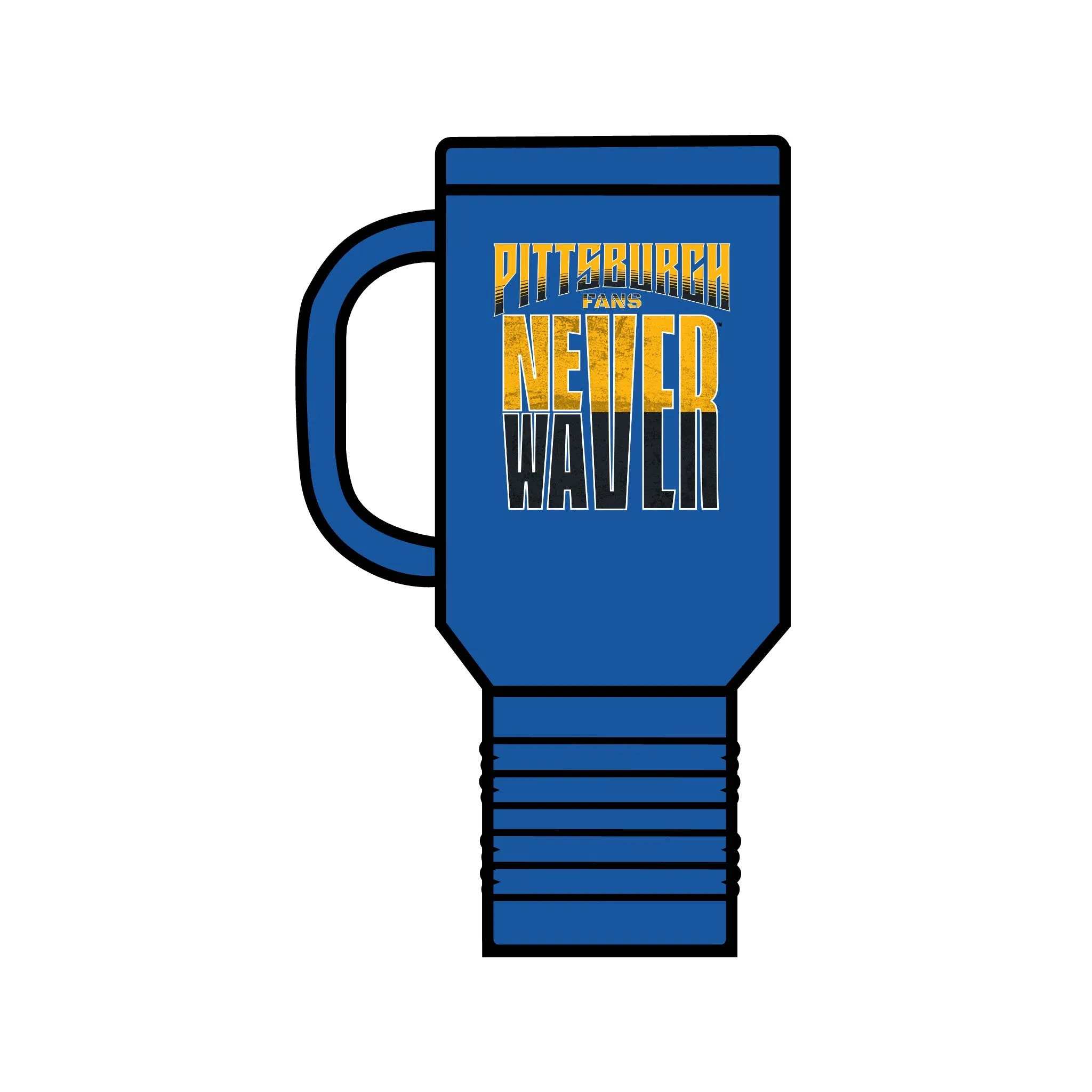 Pittsburgh Fans Never Waver Insulated Travel Mug, 40oz