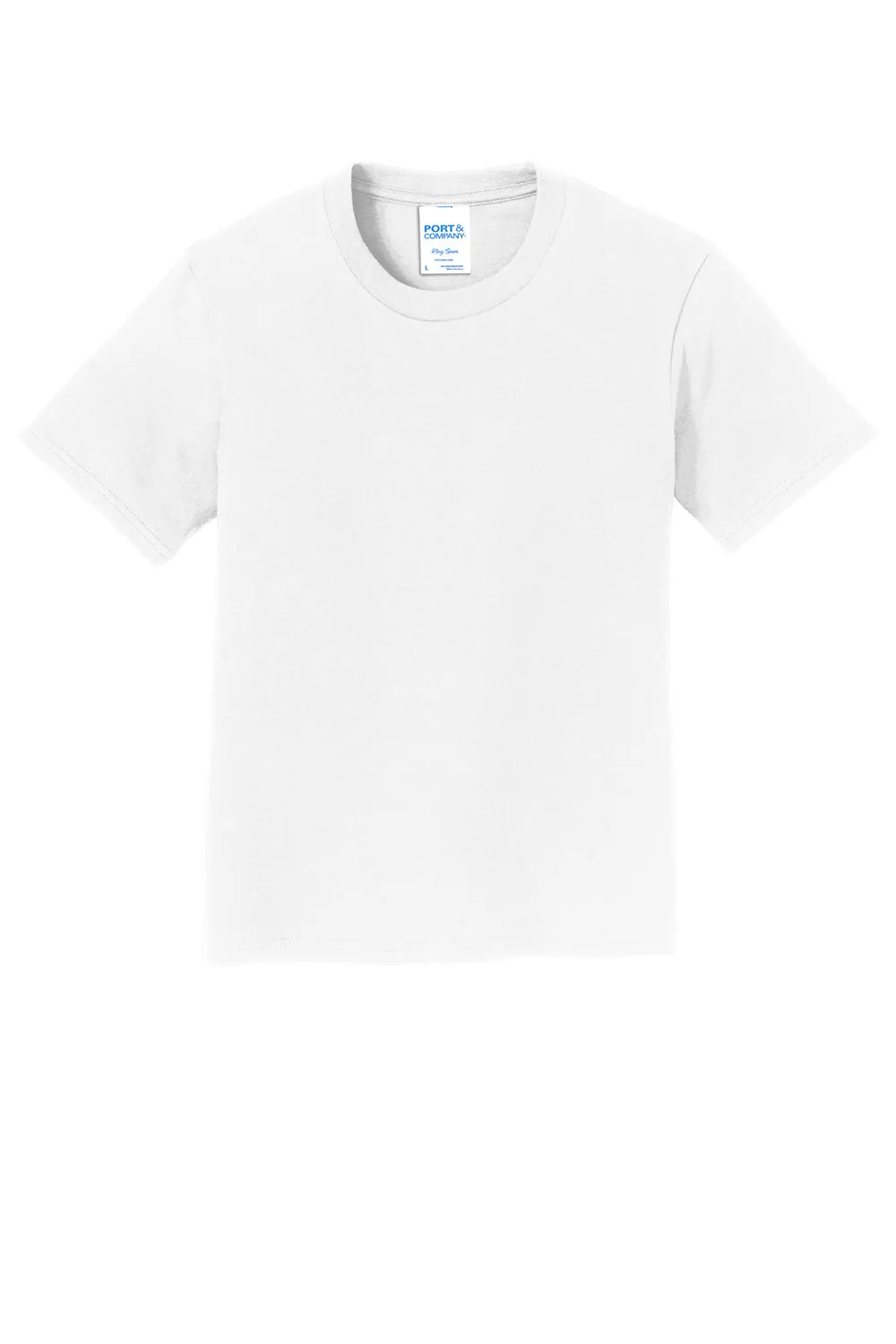 Port & Company Youth Fan Favorite Short Sleeve Crewneck T-Shirt - White