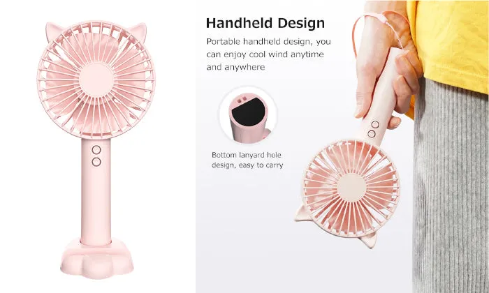 Portable Mini Rechargeable Handheld Fan