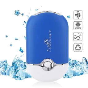 Portable Mini USB Charging Air Conditioner Refrigerating Handheld Small Fan