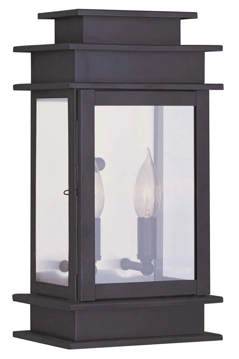 Princeton 2 Light Outdoor Wall Lantern in Bronze