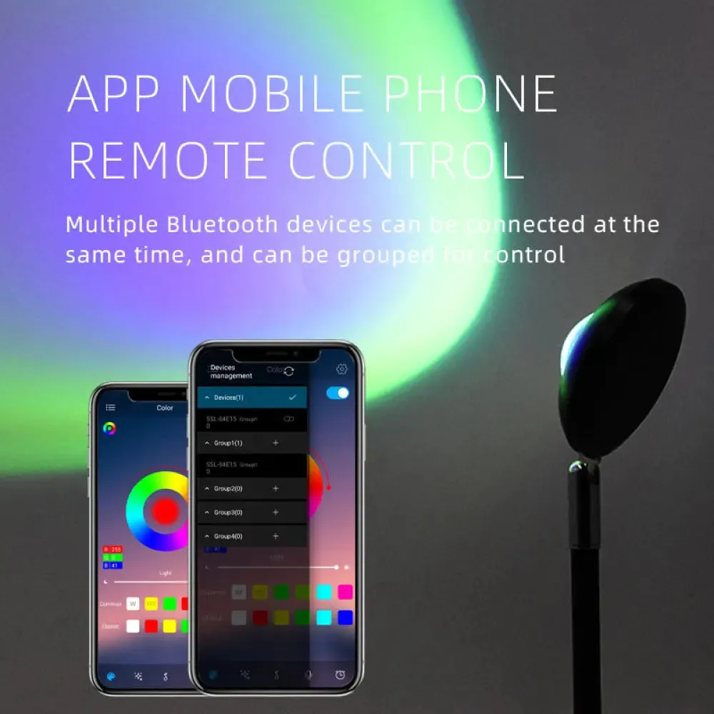 Projector APP/Remote Control Sunset Lamp Rainbow Sunset Lamp-Sunset Lamp