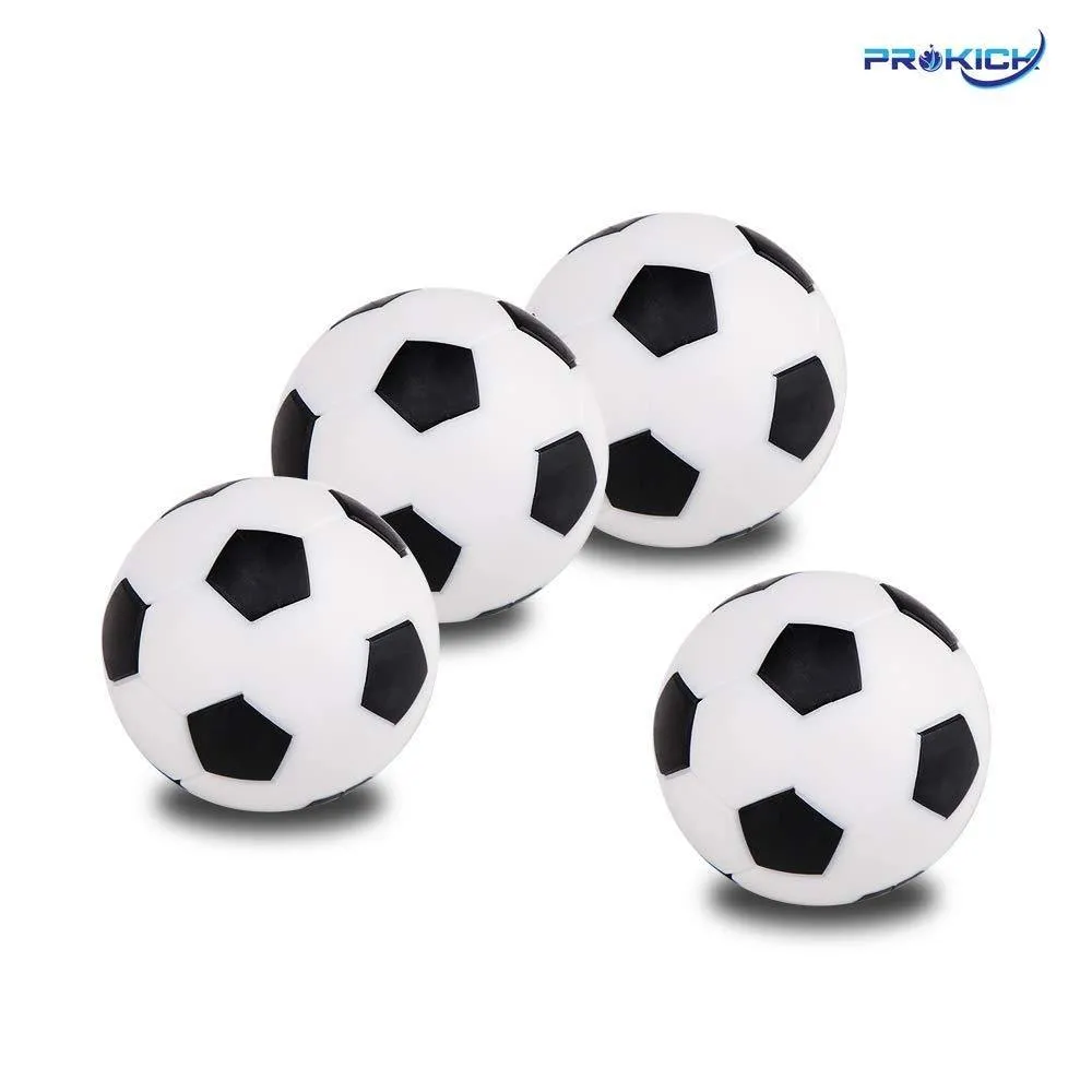 Prokick Foosball Soccer Table Balls (White, 4 Pieces)