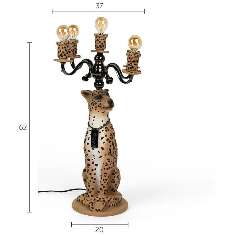 Proudly Crowned Panther Floor Lamp