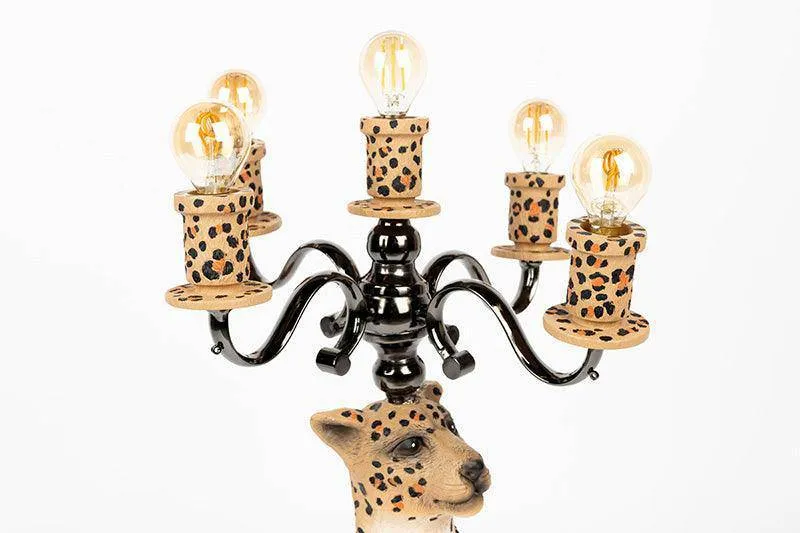 Proudly Crowned Panther Floor Lamp