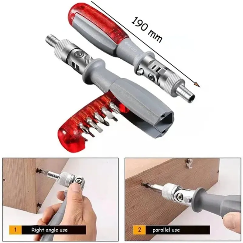 Ratchet Master Multi-Angle Foldable Screwdriver Set