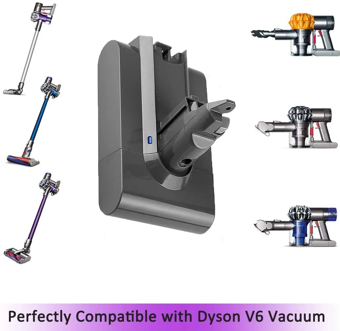 Replacement Dyson V6 Battery 2500mAh